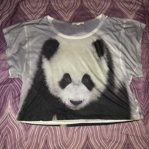panda crop top